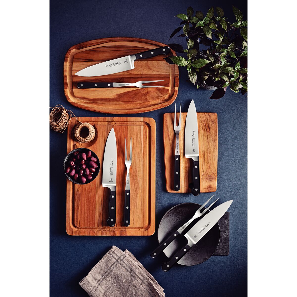 Tramontina Ultracorte Carving Set, 2 Pcs, Stainless Steel