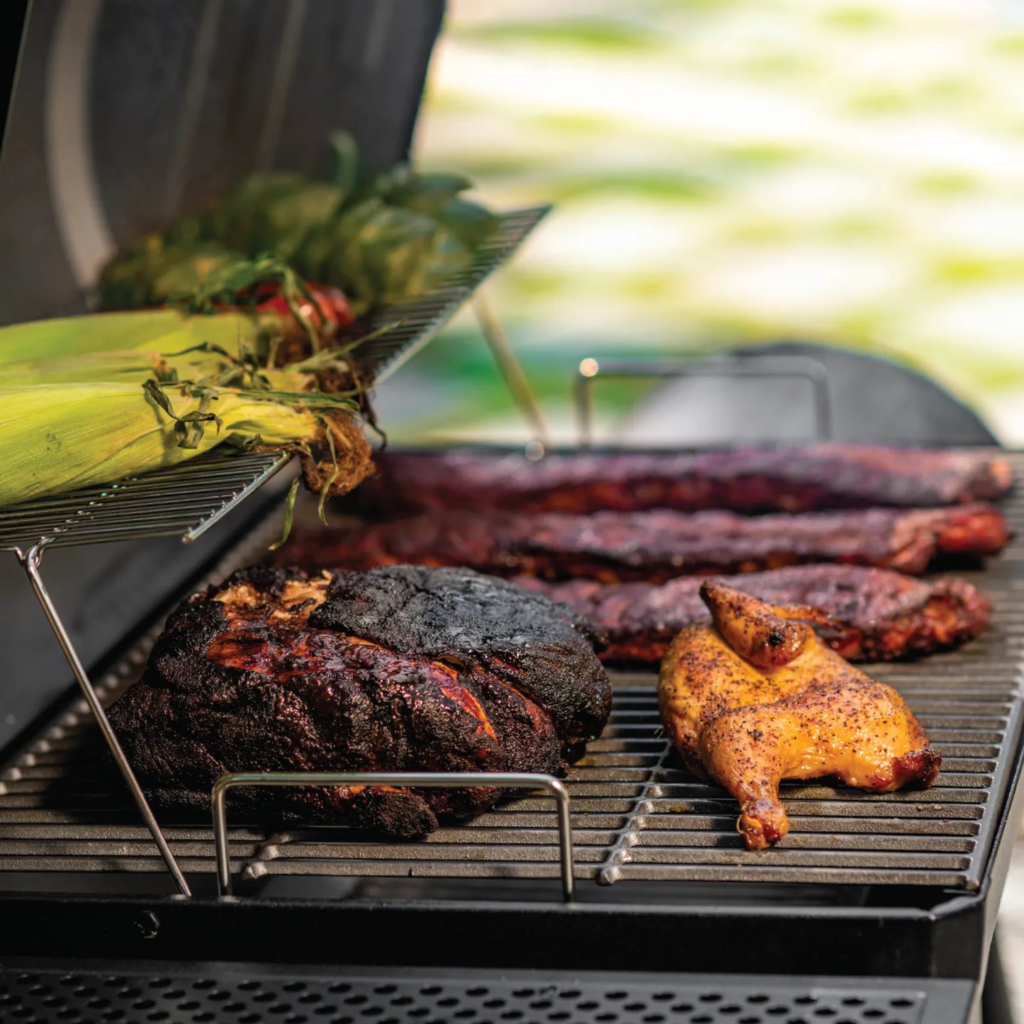 CHAR-GRILLER® SMOKIN' CHAMP™ OFFSET SMOKER
