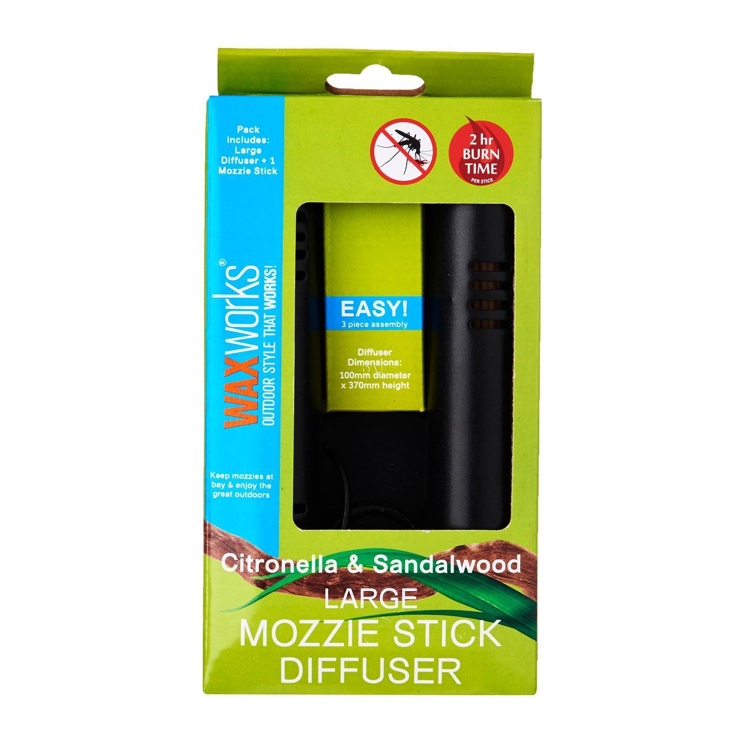 Waxworks Large Mozzie Stick Diffuser
