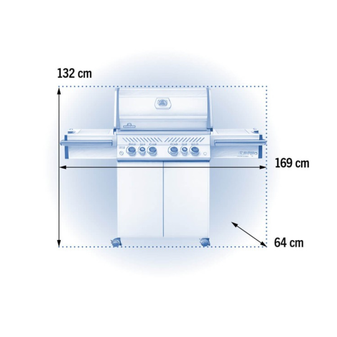 Napolean Prestige Pro 500 RSIB with Infrared Side and Rear Burner