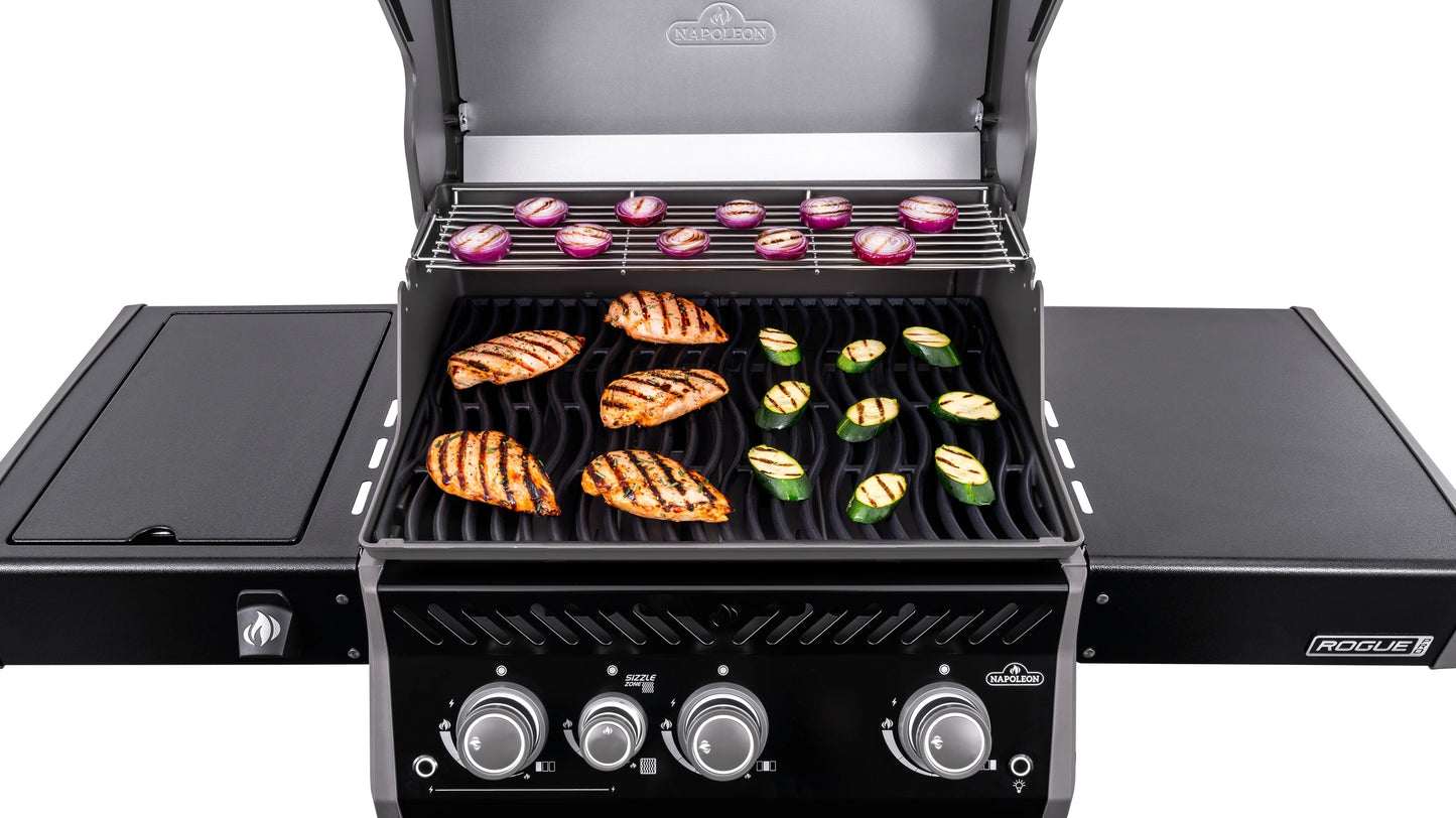 Napoleon Rogue® PRO 425 Propane Gas Grill with Infrared Side Burner, Black [GEN-2] RP425SIBPK-2
