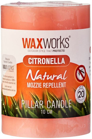 Waxworks Pillar Candle 10cm