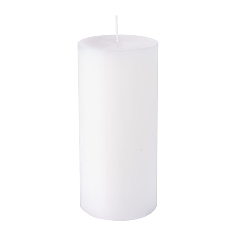 WaxWorks Citronella Pillar Candle - White Candles