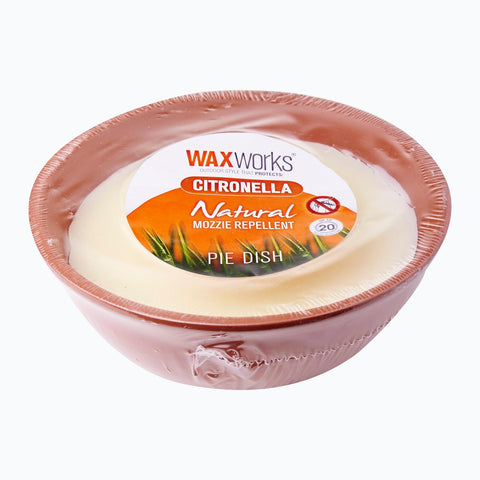 WaxWorks Citronella Candle - Pie Dish Candles