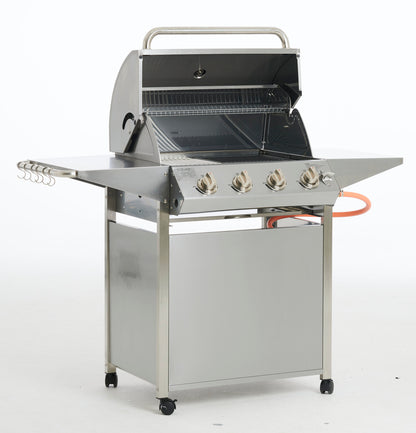 Papa's Grill, 4 Burner Stainless steel grill