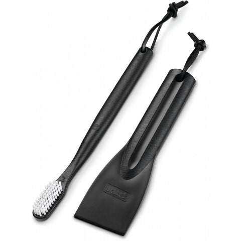 Weber, Upright Grill Maintenance Kit (Scraper and Burner Brush) - BBQ Warehouse