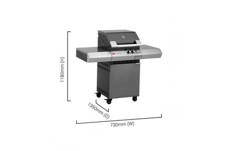 Ziegler & Brown Turbo Classic 2 Burner on Cart